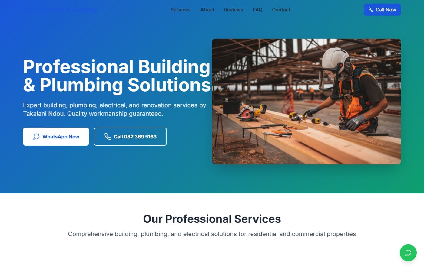 RV Projects & Supply website screenshot